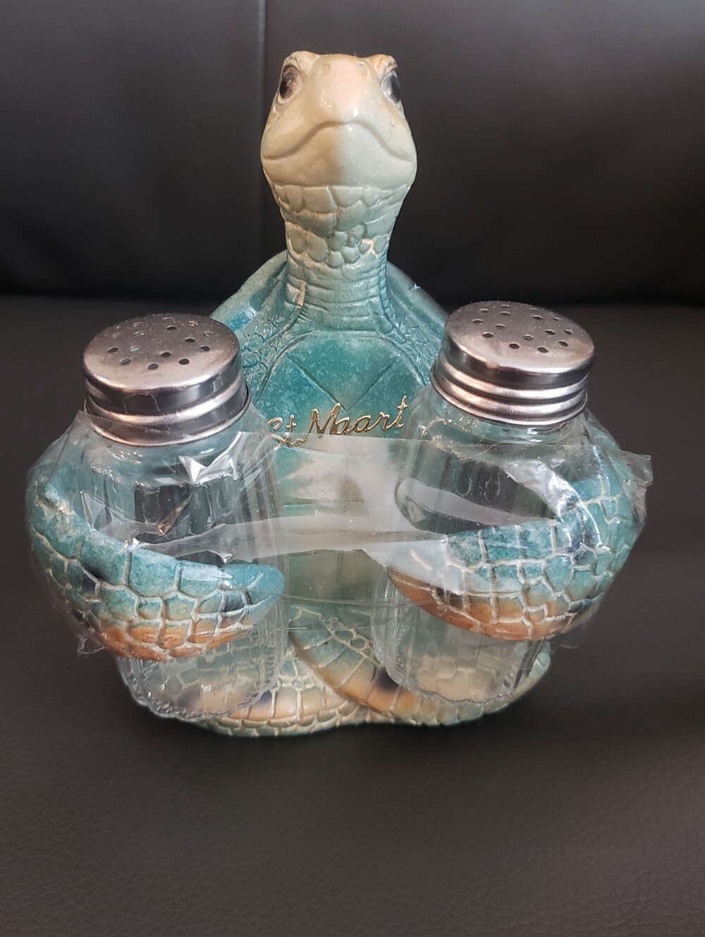 Sea Turtle Salt and Pepper Shaker Set - Sea Blue